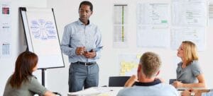 An team work on SEO